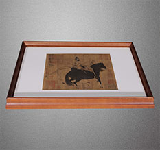 官渡书画装裱配框服务案例